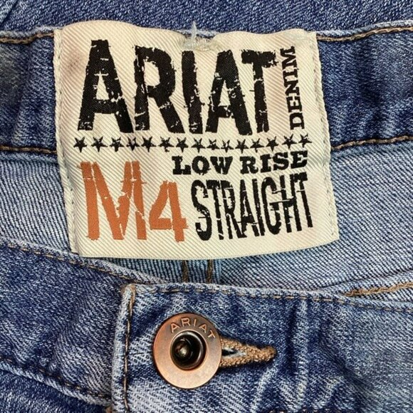 Ariat Mens M5 Slim Straight Leg Jeans Mens 40 Blue - Picture 11 of 14